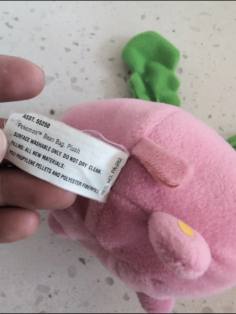 Vintage Hasbro Pokemon Plush Set Squirtle Hoppip Mewtwo Bulbasaur Clefairy